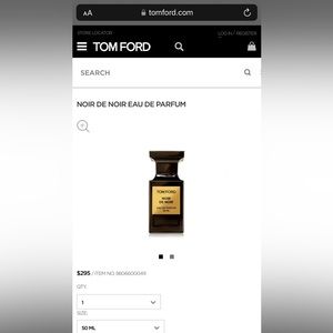 TOM FORD: NOIR DE NOIR EAU DE PARFUM 50Ml